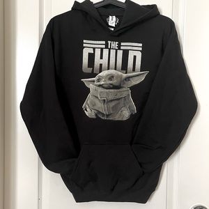 Boy’s STAR WARS “The Mandalorian Child”black hoodie (small hole defect on hoodie